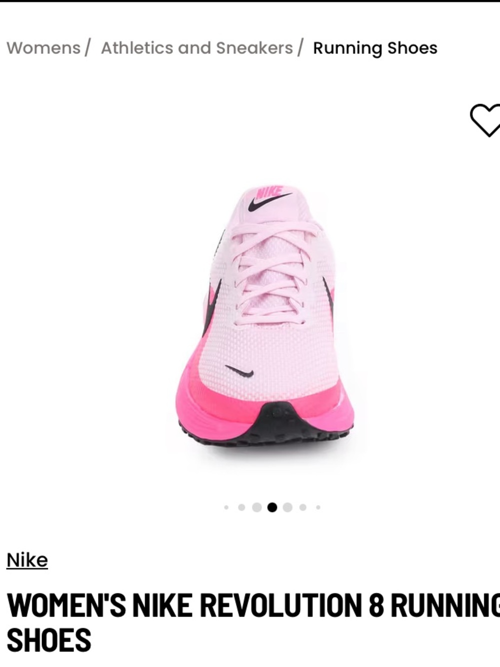 Nike revolution 8 gym shoes